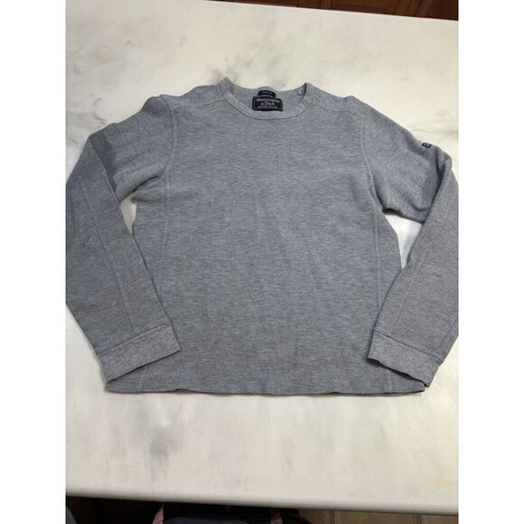 Other - Abercrombie And Fitch Men’s Long Sleeve Gray 100% Cotton Shirt Size L